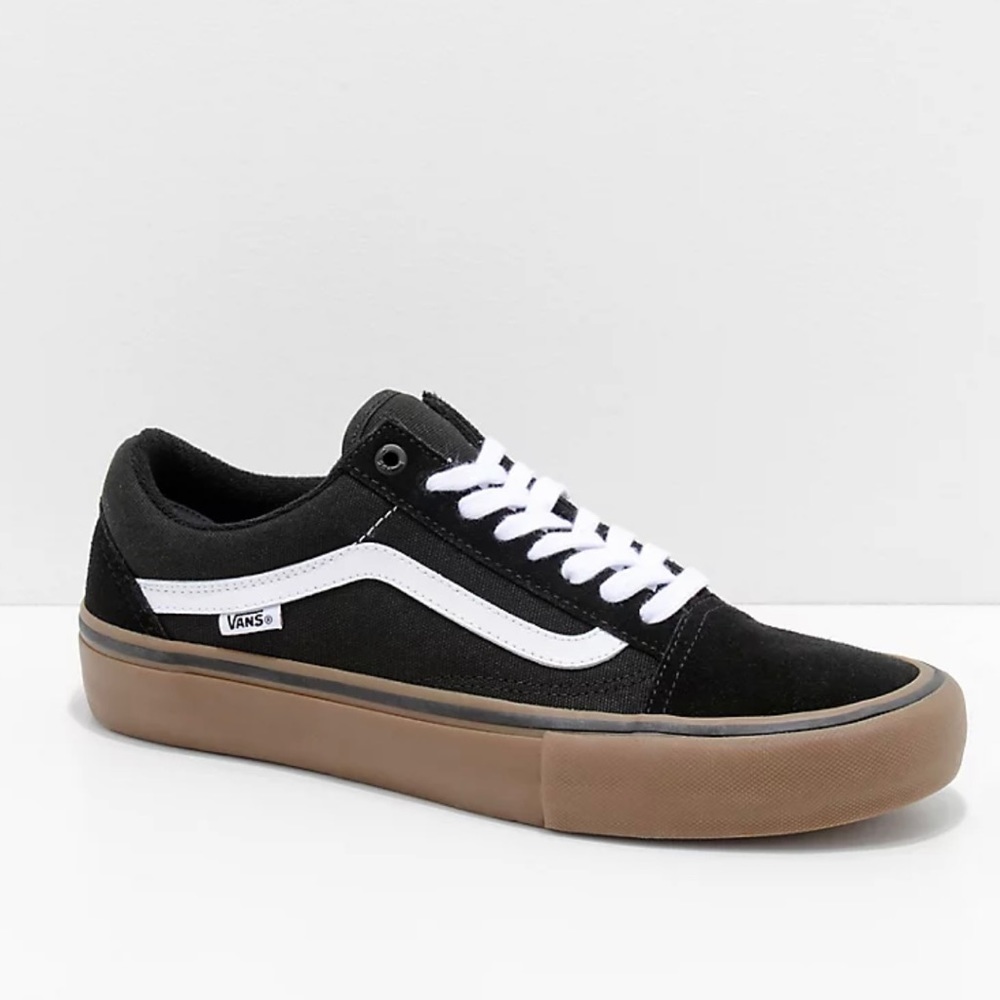 Vans men’s 7.5 old stool pro gun bottom shoes